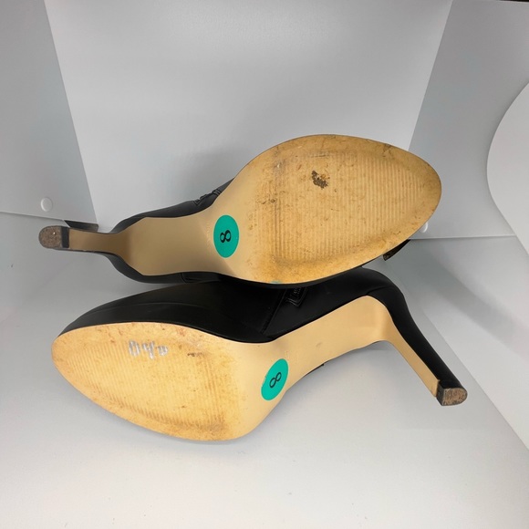 Nine West Womens  Platform High 4” Heel Ankle Boots Black  Size 8 - Picture 8 of 8